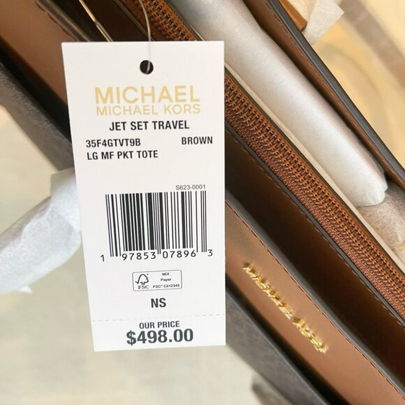 NWT $498 Michael Kors Tote - Picture 11 of 14